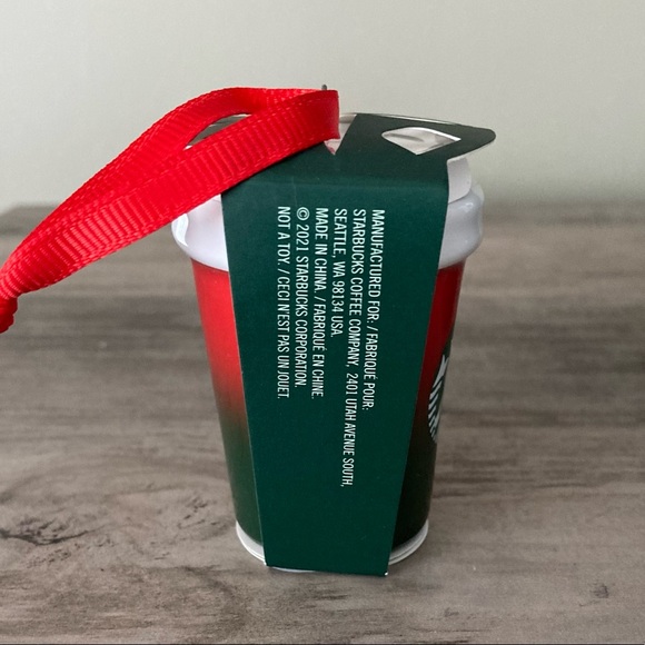 STARBUCKS Red and Green Ornament and Hot Cup Set - Picture 8 of 8